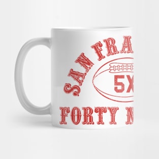 VINTAGE 49ERS ATHLETIC T SHIRT Mug